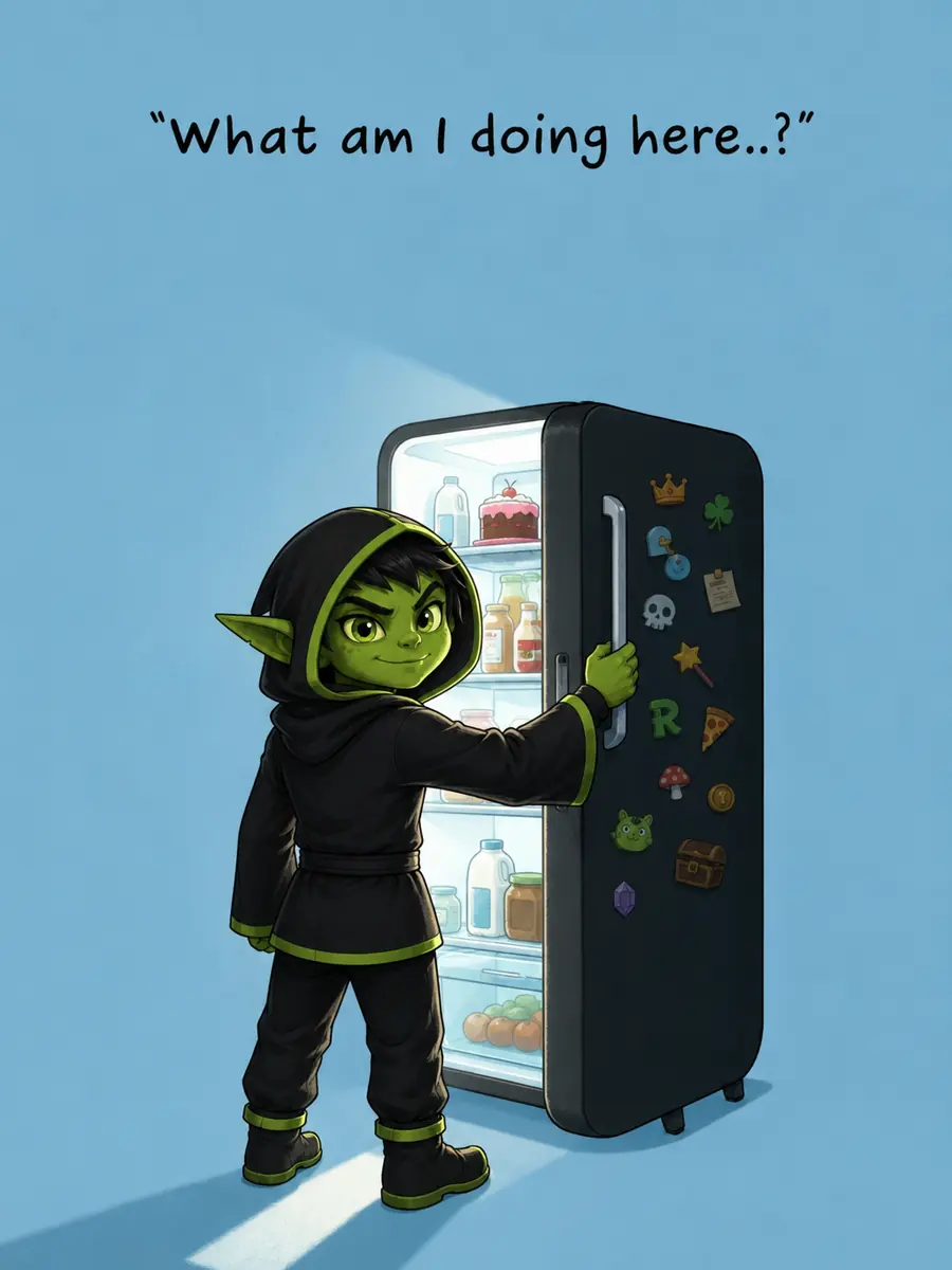 Fridge at 3am: what am I doing here